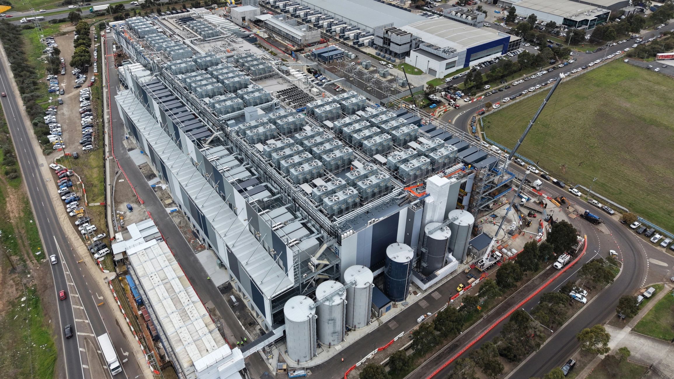 Enterprise data center campus representing infrastructure scale